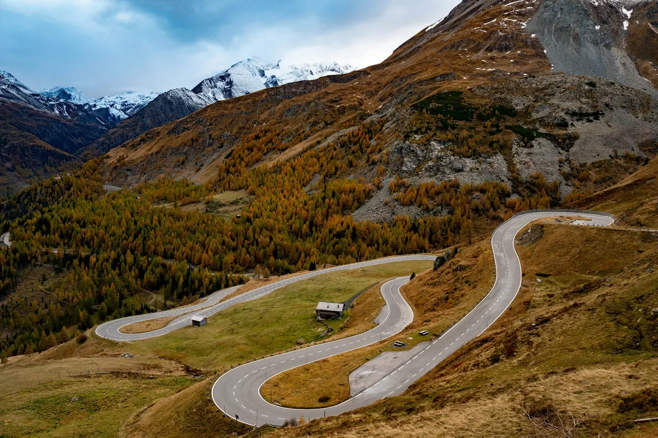 Serpentinen der Großglockner-Hochalpenstraße