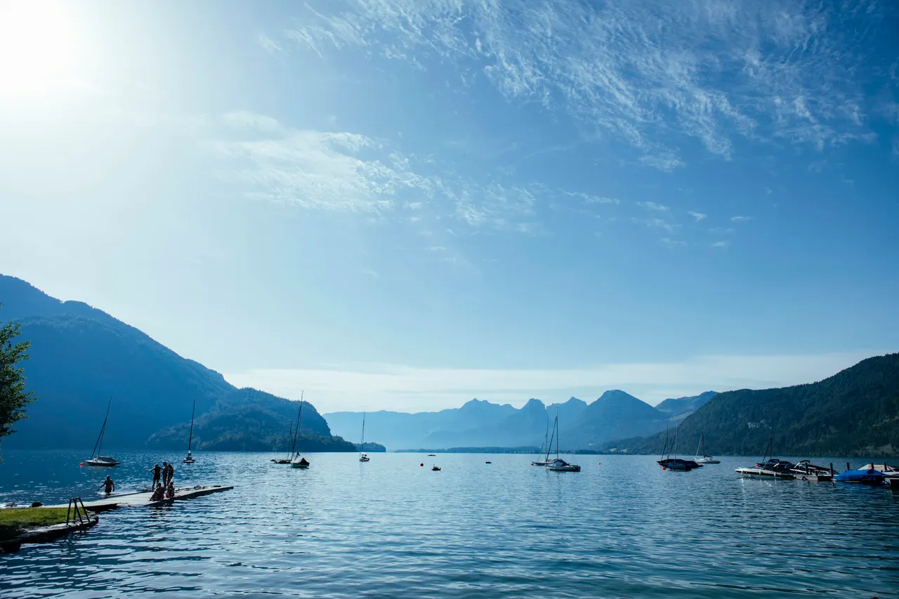 Wolfgangsee bei St. Gilgen im Salzburger Land