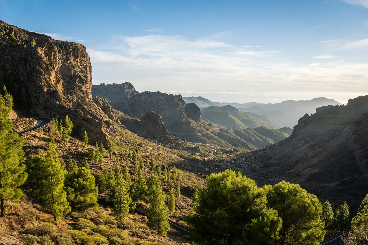Berglandschaft im Inselinneren von Gran Canaria